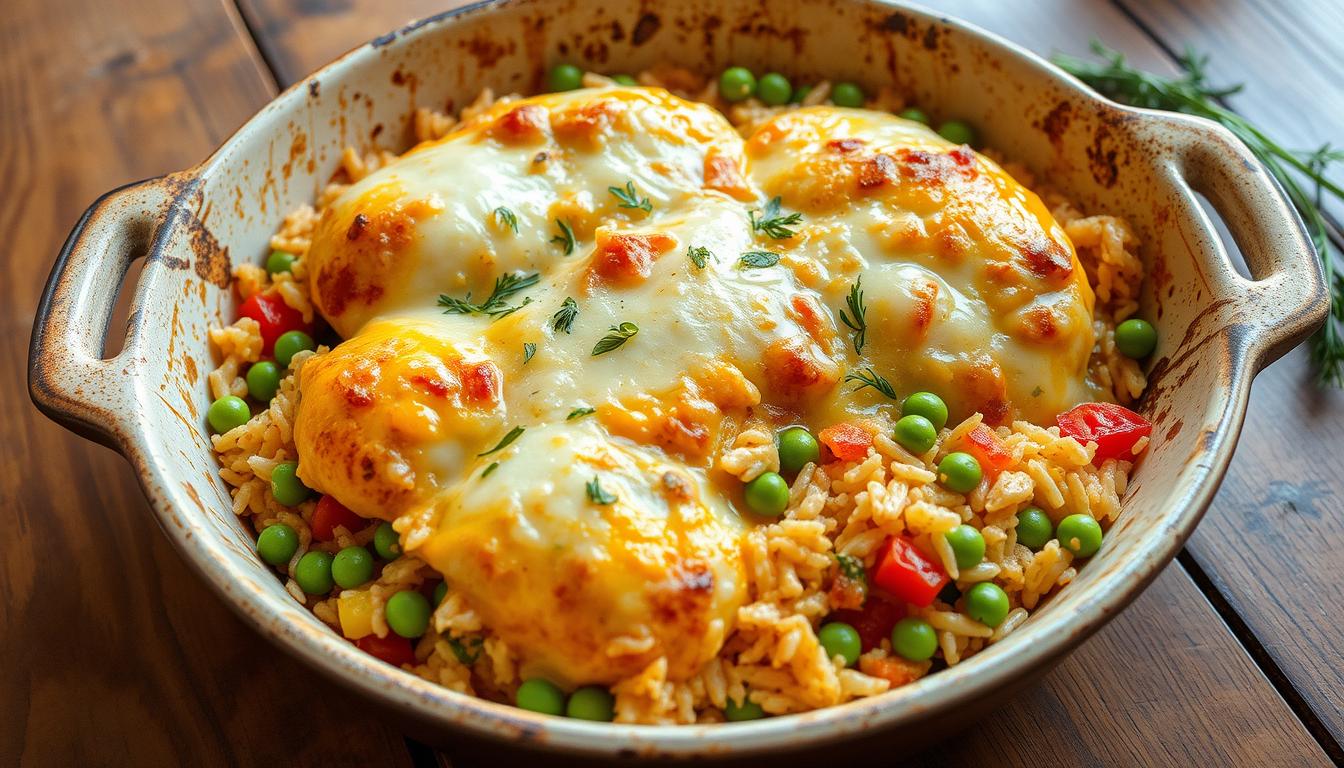 Easy Rice Chicken Recipe Casserole - Family Favorite